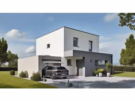 terrain avec maison neuve à vendre