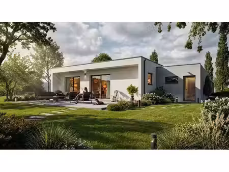 terrain avec maison neuve à vendre