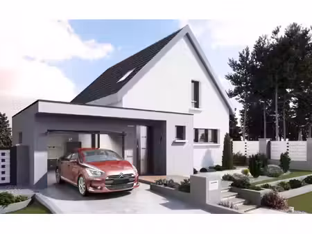 terrain avec maison neuve à vendre