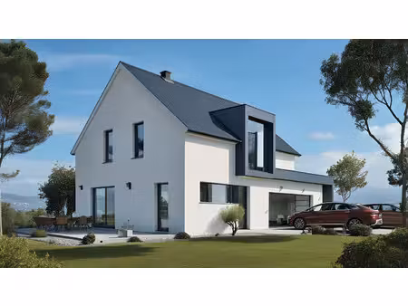 terrain avec maison neuve à vendre