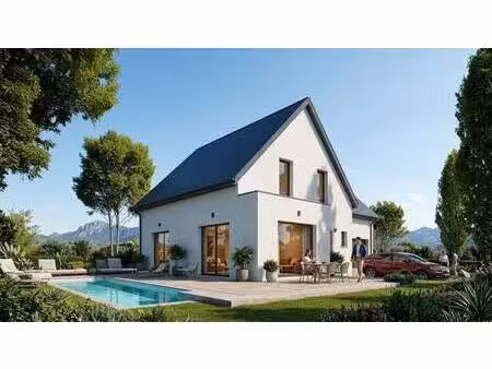 terrain avec maison neuve à vendre