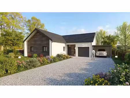 terrain avec maison neuve à vendre
