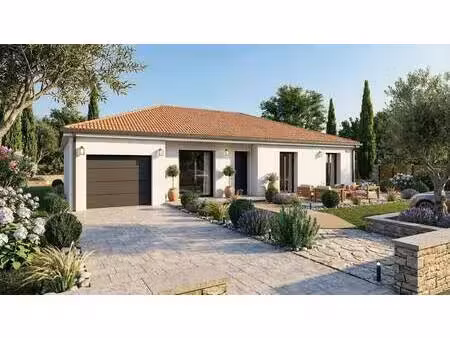 terrain avec maison neuve à vendre