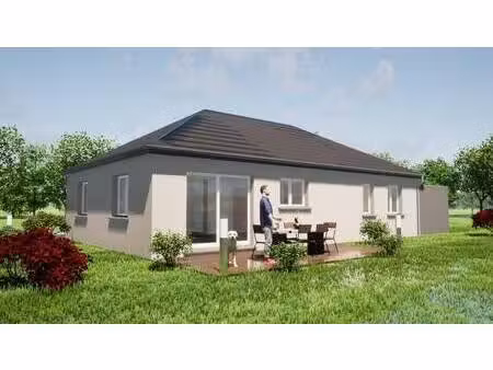 terrain avec maison neuve à vendre