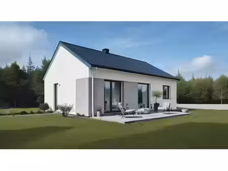 terrain avec maison neuve à vendre