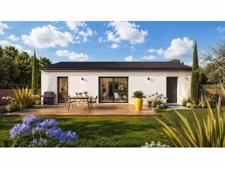 terrain avec maison neuve à vendre