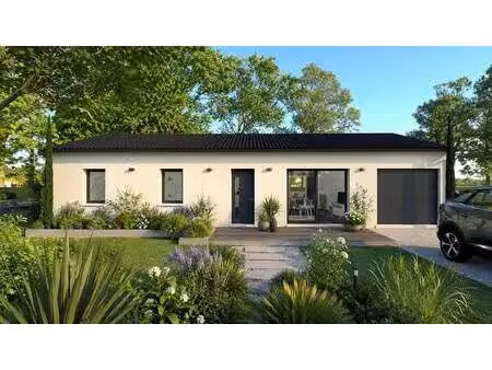 terrain avec maison neuve à vendre