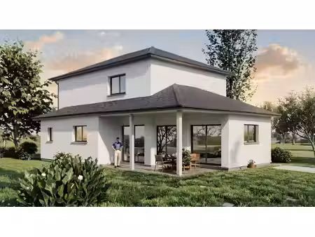 terrain avec maison neuve à vendre