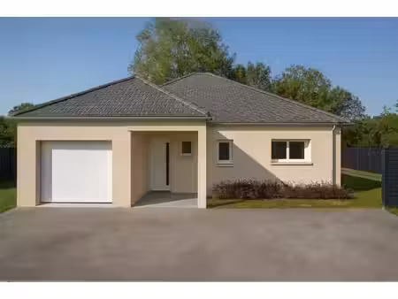 terrain avec maison neuve à vendre