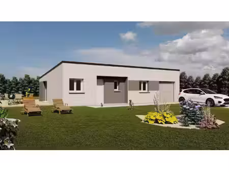 terrain avec maison neuve à vendre
