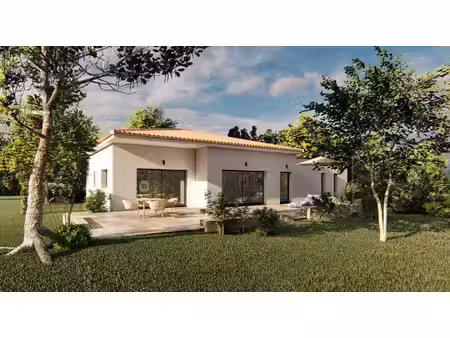 terrain avec maison neuve à vendre