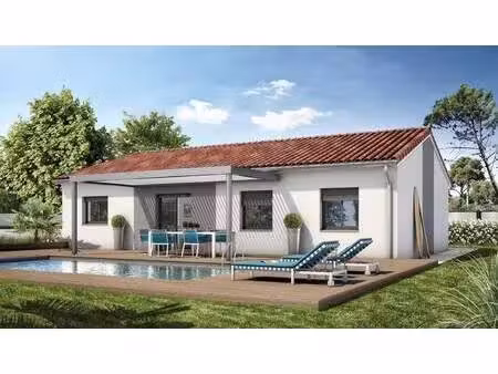 terrain avec maison neuve à vendre