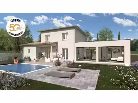 terrain avec maison neuve à vendre