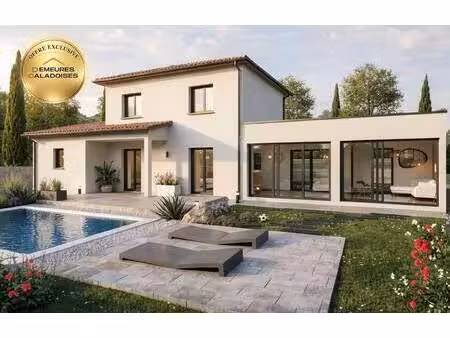 terrain avec maison neuve à vendre