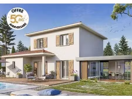 terrain avec maison neuve à vendre