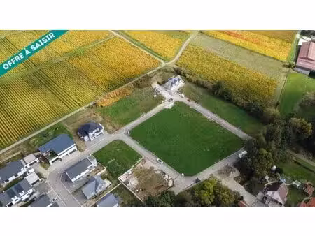 en vente terrain constructible 5 32 ares – 66 500 € |oberhoffen-lès-wissembourg