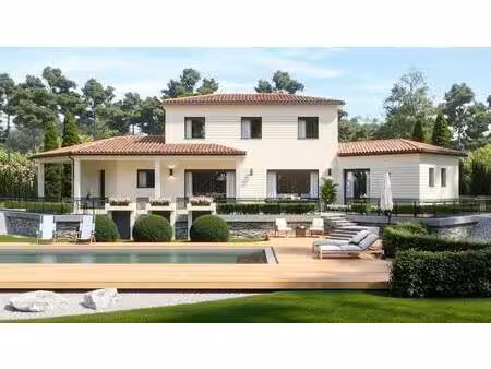 terrain avec maison neuve à vendre
