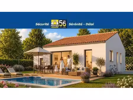 terrain avec maison neuf à vendre