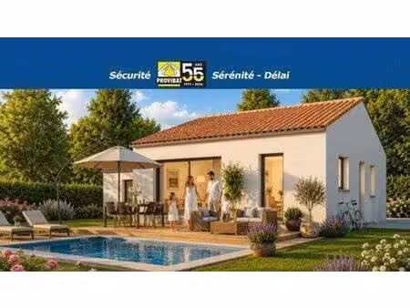 terrain avec maison neuve à vendre