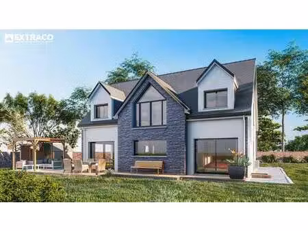 terrain avec maison neuve à vendre