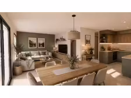 terrain avec maison neuve à vendre