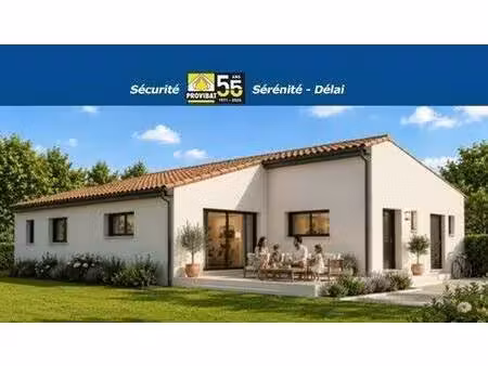 terrain avec maison neuve à vendre