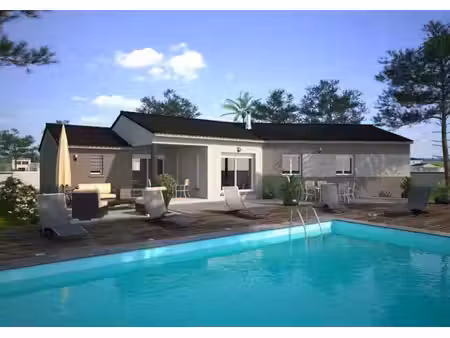 terrain avec maison neuve à vendre