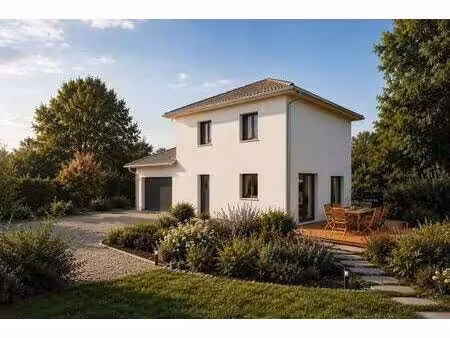 terrain avec maison neuve à vendre