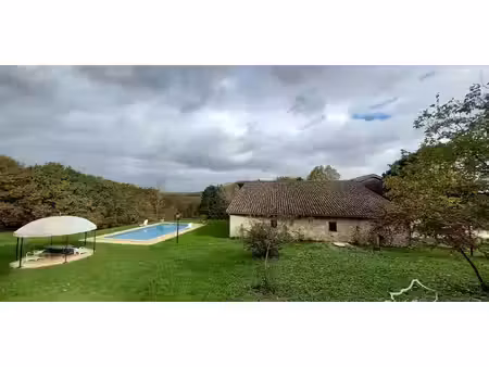 propriété avec piscine et jardin aillas (33)