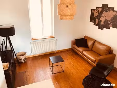 beau t2 duplex meublé proche gare