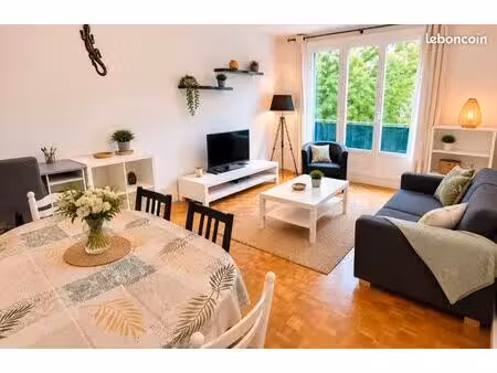 t2 meublé nantes 47 m² – vue sur parc – parking couvert – tram l1 – fibre