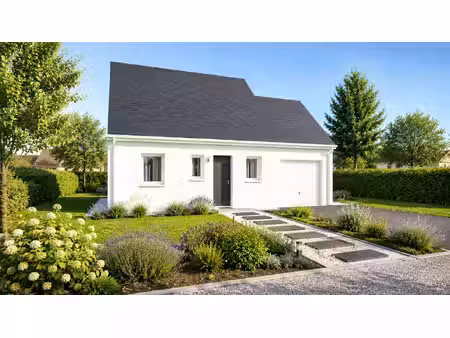 terrain avec maison neuve à vendre