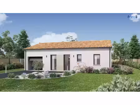 terrain avec maison neuve à vendre