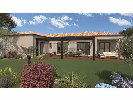 terrain avec maison neuve à vendre