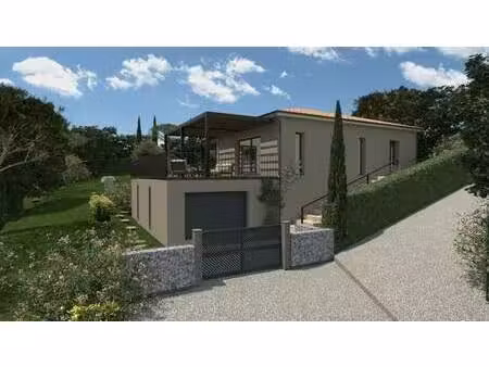 terrain avec maison neuve à vendre