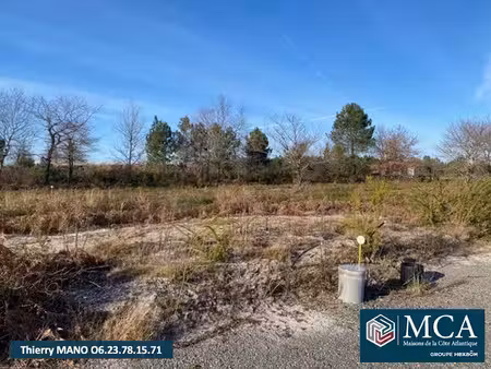 vente terrain 714 m² à mios (33380)  173 000 €
