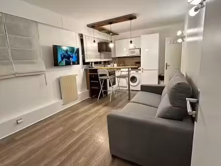location meublée appartement 1 pièce 25 m² à paris 20ème (75020)  1 140 €