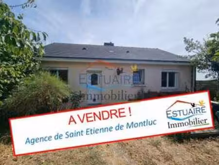 vente maison à saint-étienne-de-montluc (44360) : à vendre / 86m² saint-étienne-de-montluc
