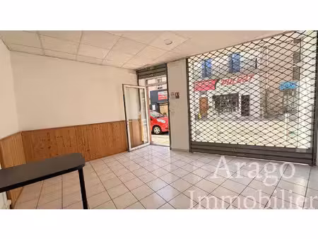 location commerce 21 m² à rivesaltes (66600)