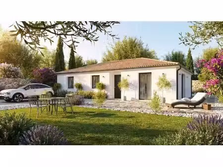 terrain avec maison neuve à vendre