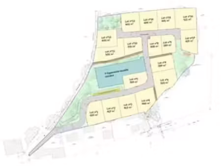 vente terrain à lanvaudan (56240) : à vendre / 359m² lanvaudan