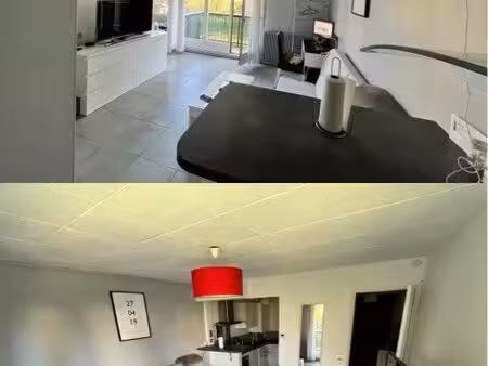 t1 bis meublé 35 m² avec balcon – métro b à pied – oullins – parking