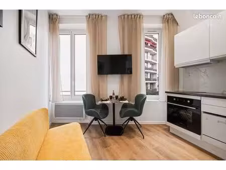 appartement meublé 2 pièces – 21 m² – quartier libération / gambetta – bail étudiant (sept
