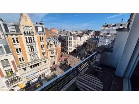 lille centre : appt lumineux de 43m2 avec balcon