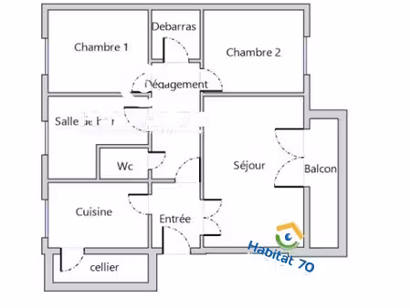 disponible de suite * campagne * t3 * balcon *