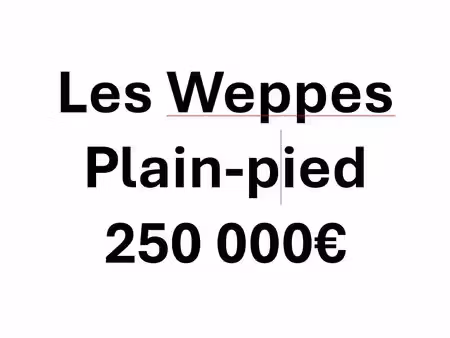 bientot à la vente plain-pied 250 000 €