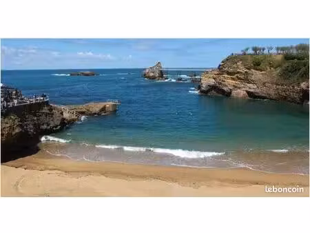 biarritz port vieux  vue mer