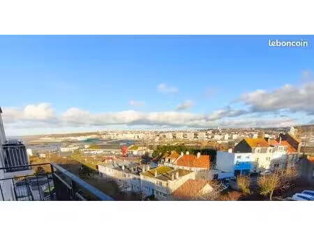 t2 rénové – garage fermé + cave – boulogne-sur-mer