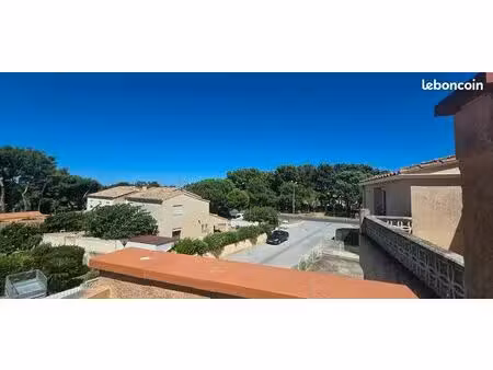 appartement duplex 3 pieces - terrasse - parking prive sainte marie la mer plage 66