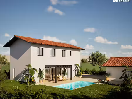 projet de construction d'une maison 113.15 m² avec terrain à biarritz (64)